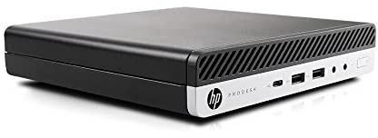 HP ProDesk 600 G5 Desktop Mini Intel Six Core i5 9500T 256 GB SSD Hårddisk 8 GB Minne Windows 11 Pro Stationär Dator Mini PC (Renoverad)