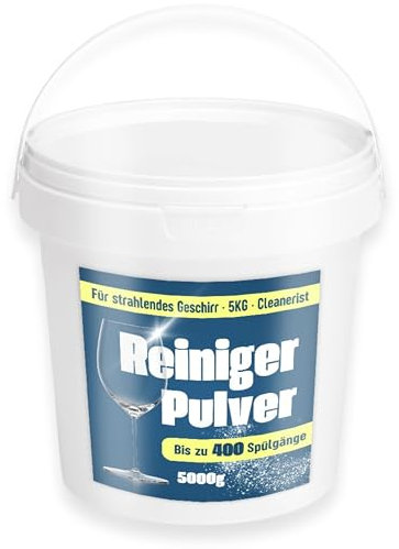 Cleanerist | 5 kg Spülmaschinenpulver im Eimer (ca. 400 Spülgänge) – All-in-1 Box Geschirrspülpulver - Reiniger kompatibel mit allen Maschinen - umweltfreundliches Pulver