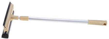 HIAKDOFT Limpiacristales Telescópico Extensible con Microfibra Escobilla de Ventana para Limpieza Sin Rayas Herramienta de Limpieza Interior para Hogar y Ventanas Altas