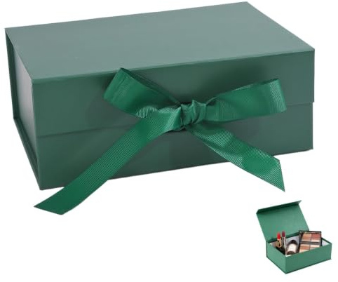 Gift Boxes 22x16.5x8.8cm Gift Box with Lid Boxs Gifts with Magnetic | for Gifts Presentation Box with Magnetic Closure and Ribbon for Birthdays Christmas and Storage