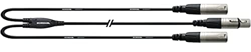 Cordial CFY 0.3 FMM Cavo di interfaccia e Adattatore 2X XLR XLR Nero