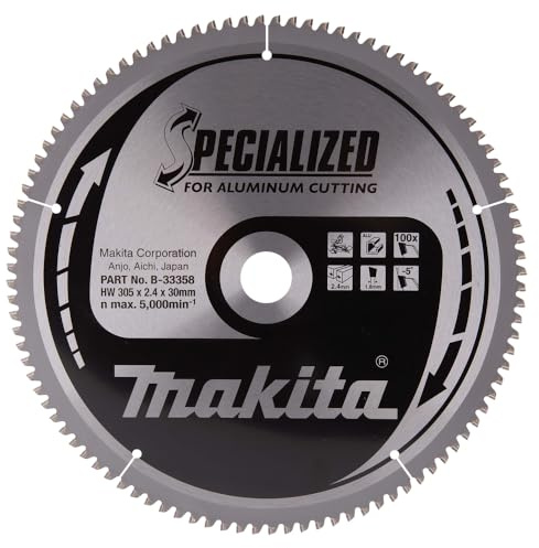Makita B-33358 Specialized Aluminium Cutting Saw Blade 305x30x100T