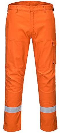 Portwest Bizflame Ultra Hose, Hosenlänge: Normal. Farbe: Orange. Größe: 42, FR66ORR42
