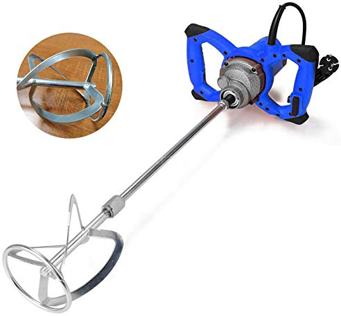 Mezclador de Mortero de 2600W, Agitador manual, 6 Velocidades Variables, 120mm M4, Mezclador de yeso DIY, Mezclador de 230V, Montaje de Herramienta de Agitación M14 de Hormigón