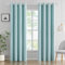 MIULEE Vorhänge Hellblau Blickdicht mit Ösen, Schöner Weicher Verdunklungsvorhänge zum Verdunkeln von Räumen, 2er Set Gardinen Abdunkelnd Schlafzimmer Wohnzimmer Thermovorhang Kälteschutz 140X245 cm