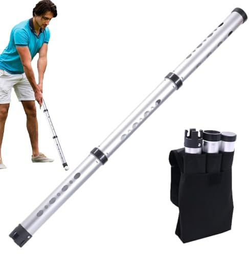 Grabador De Pelota De Golf, Dispositivo De Herramienta De Recolección De Tubo De Aleación De Aluminio - Bolas De Golf Portátiles SHAGGER GRAGBER Tubo DE Balla DE Golf para Menor Hombres