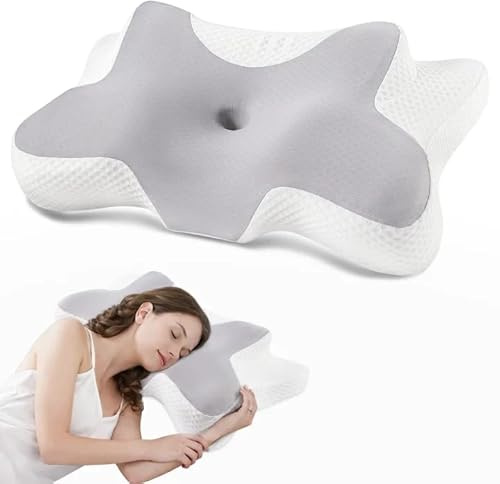 DONAMA Nackenkissen Kopfkissen Memory Foam Kissen,Schlafkissen für Seiten Rücken & Bauchschläfer