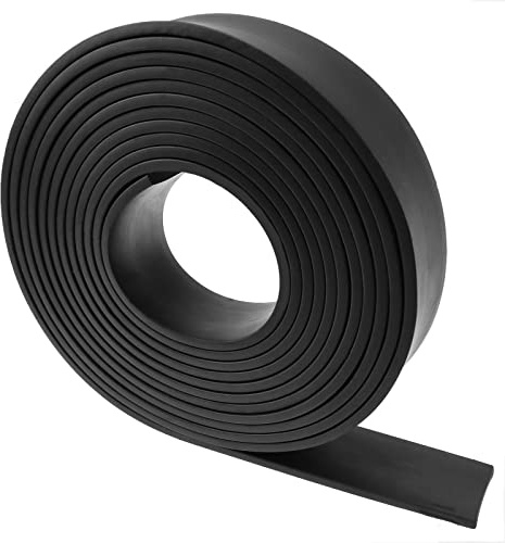 Bande de Caoutchouc Tapis Caoutchouc néoprène antidérapant Plaque néoprène pour Joints Protection Contre Les Vibrations Couverture Bricolage (25mm×5mm×6m)