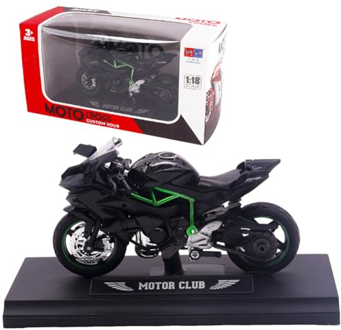 Spiritzohic Motorcycle Model Toy, Motorbike Toys 1:18 Scale Moto Vehicles Toys for Adult Kids, Mini Alloy Moto Bike Model for Boys & Girls Birthday Gift-C