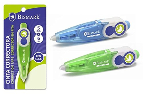 BISMARK - Tipex corrector con click 5 mm x 6 m