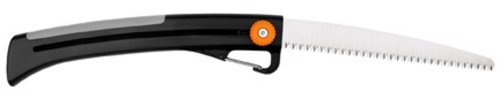 Fiskars 10 Inch POWER TOOTH Sliding Carabiner Saw with Carabiner Clip (9258)