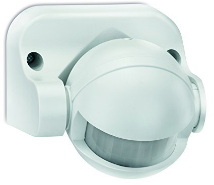 sonero IMS040 infrarouge détecteur de mouvement pour montage mural, angle de détection 180 °, étanche (IP44), inclinable, blanc