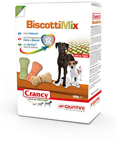 Crancy Biscotti Cane Mix Complementare Origine Vegetale 500 Grammi