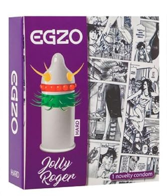 EGZO toy condoms Jolly Roger