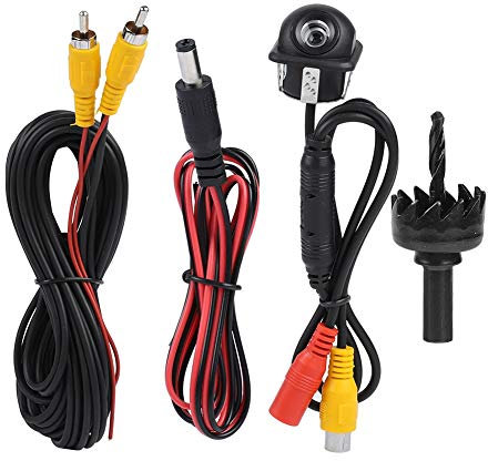 Backup Rear View Camera, Car Rear View Reverse/Reversing Parking Backup Camera Video Cable, HD 90° Viewing Angle IP67 Waterproof Car Backup/Front/Side View Backup Camera