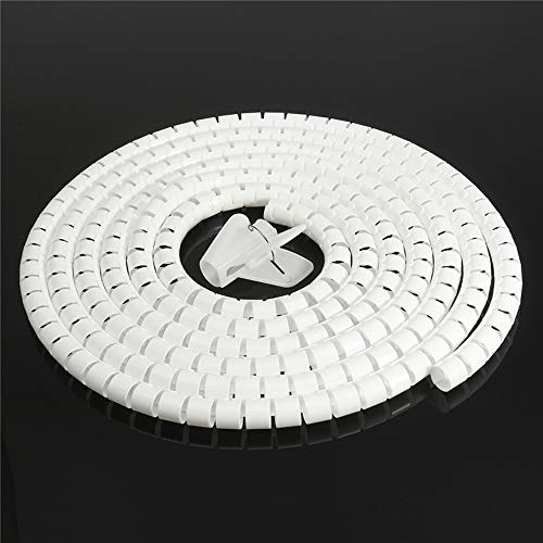 Goulotte de câble universelle flexible 2/5 m - Système de protection pour TV, ordinateur, maison, bureau, atelier