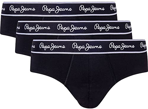 Pepe Jeans Pepe Bf 3P, Slip Uomo, Nero (Black),M