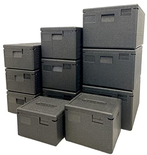 ZStyle Boîte thermique en EPP, récipient isotherme, boîte isolante professionnelle pour aliments chauds et froids, restauration, EPP Box, transport, Eco Line (A - 39 x 33 x 25,7 cm - capacité 16,9 lt)