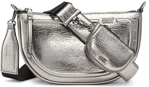 DKNY Damen R33eqx23-pew-1sz Umhängetasche, Zinn