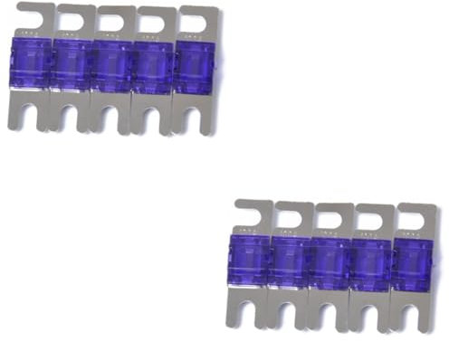 Gatuida 10stücke Mini Anl Sicherung Für Auto Boot Und Truck Langlebig Optimale Leistung Geräuschreduzierung Elektrische Systeme Anl-flachsicherung