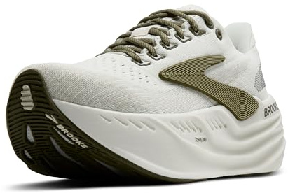 Brooks Glycerin Max Neutral - Scarpe da Corsa e Camminata da Uomo, Grigio/Oliva polverosa/tè, 45.5 EU