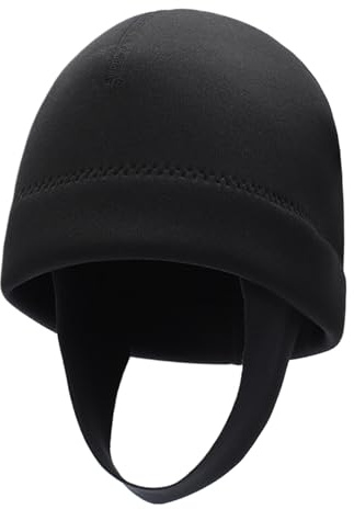 Cuffia subacquea – termometri elastici per surf, cappelli in neoprene da uomo, resistenti al sole, con sottogola, protezione perfetta per vari sport acquatici e attività