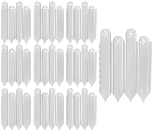 Ribete para Bordes de jardín – Cercas para parterres | Valla Decorativa y Protectora 10 Piezas para jardín parterres adoquines césped terraza