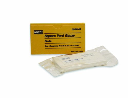 North by Honeywell 020645 Gauze Compress, 1 Square Yard., 1 per unit