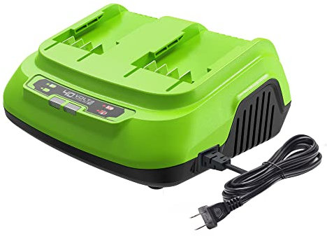 Greenworks 40V 8A Dual Port Rapid Charger(Genuine Greenworks Charger)