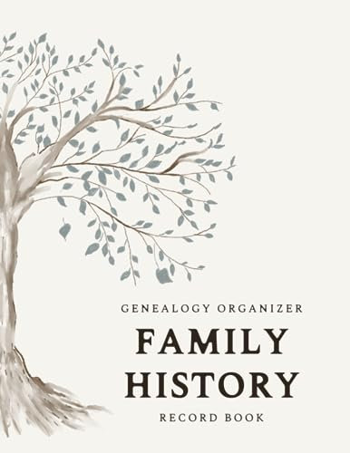 Family History Record Book: Genealogy Organizer with Ancestry Family Tree, Records of Ancestors and Cousins, World Maps for making notes and more (Family Free Books To Fill In: A Multilingual Series)