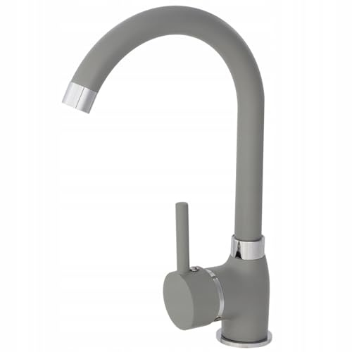 Granitan® Beta waschtischarmatur, Spültischbatterie mit 360° schwenkbarem Auslauf armatur küche, zwei Arten von Wasserstrahl - verstellbar, Keramikkopf, Armaturenset für Küche, wasserhahn küche