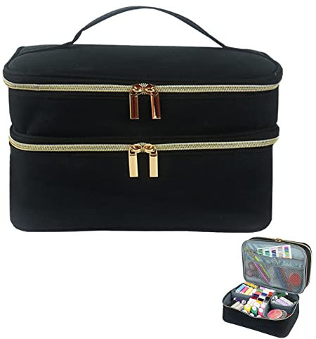 Scatola Da Cucito, Cestino Da Cucito A Doppio Strato, Organizer Da Cucito Per Da Cucito, Scatola Portaoggetti Da Cucito Con Tasche E Maniglia, Grande Cestino Da Cucito Organizer Per Lavoro A