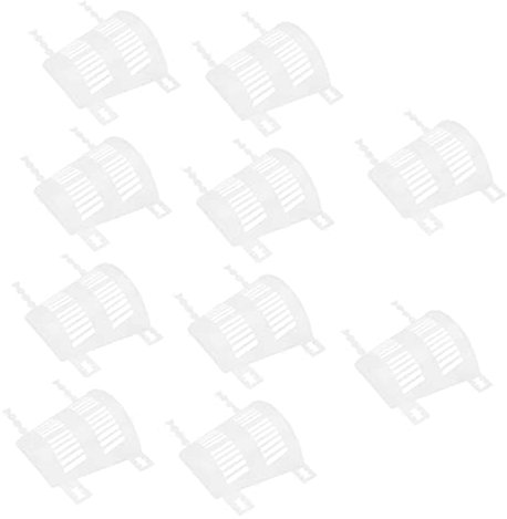 POPETPOP 10pezzi Vasi Per Plant Pot Trasparenti Controllo Per Giardinaggio e Ed