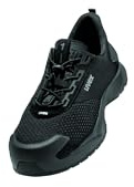Uvex 1 x Craft Pro S1 PL Zapatos de seguridad para un uso más fuerte deportivo, ligero y flexible, Negro , 41 EU