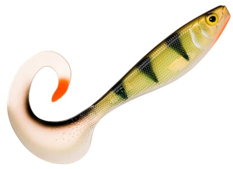 Rapala, Otus Predator mjukt fiskebete, storlek: 18 cm/52 g, sötvattensbete, varierande simdjup, plastfiskeutrustning, levande havsabborre PEL