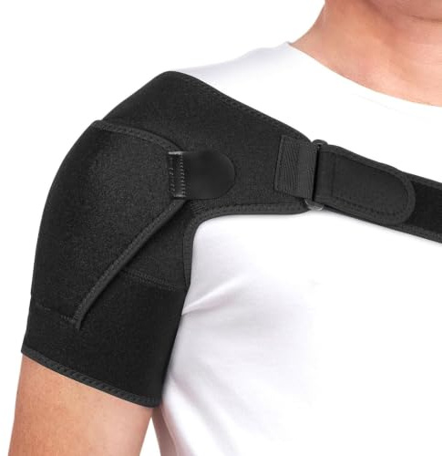Ruispeed Axelbandage med kompressionshylsa, armstöd för vänster/höger