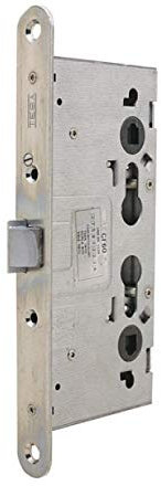 TESA 3012480 Cerradura Antipanico Cf60 Frente Zincado, Multicolor, Entrada 65 mm