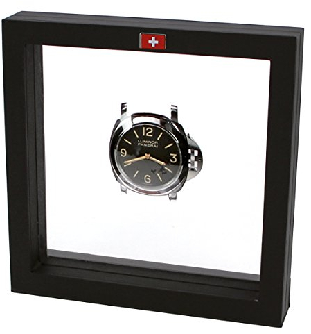 Uhren-Schweberahmen 3DT schwarz von BULLONGÈ