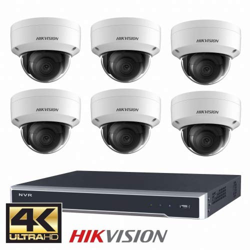 POE H265 - Telecamera di sorveglianza 4K UHD Dome, 6 telecamere