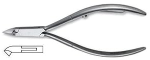 Kiepe tronchese pelli in carbonio - punta 5 mm/manico 12 cm 0687.12.5