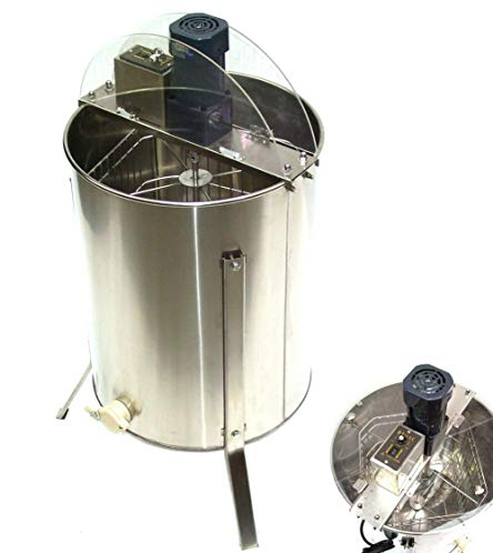 elektrische Honigschleuder 4 Rahmen 4 Waben 55570 Edelstahl VA Imker Schleuder AWZ
