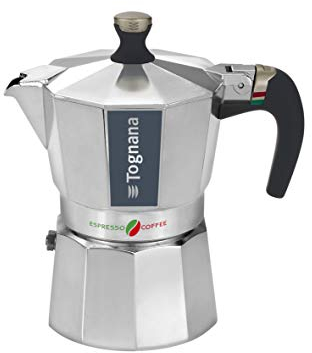 Tognana Italika Caffettiera Moka 2 tazze, alluminio, Made in Italy
