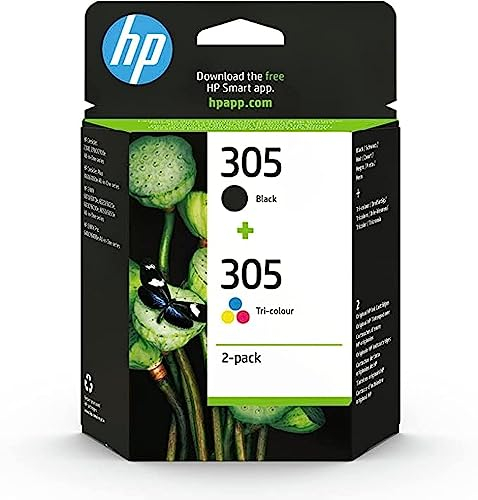 HP 305-3YM61AE/3YM60AE Multipack Original Tintenpatronenset Schwarz Dreifarbig