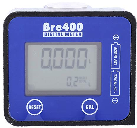 Misuratore di Portata Diesel, Contatore del Contatore del Sensore Dell'acqua di Flusso da 1/2 Display LCD Ad Alta Precisione Dell'1% Contatore del Flussometro Dell'olio Combustibile per Gasolio Blu