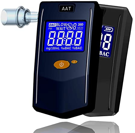 iBACheck Éthylotest électronique avec 10 mémoires. Éthylomètre numérique à Faible consommation d'énergie. Alcootest de précision. Alcotest Compact et Convivial