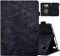 MOKASE Case for Amazon All-New Kindle Fire 7 Tablet 12th Generation 2022 Latest Model 7, Suede Leather Folio Stand Cover, Smart Auto Wake/Sleep with Pen Holder for Fire 7 12th Generation 2022, Black