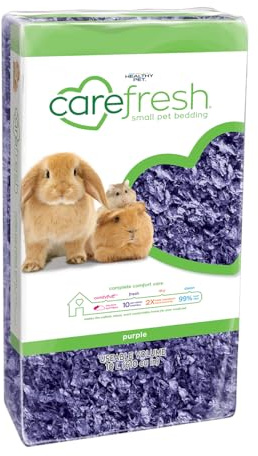 carefresh Dust-Free Purple Natural Paper Small Pet Bedding with Odor Control, 10L