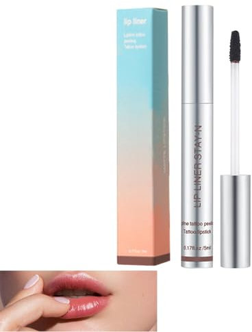 Matite per contorno labbra rimovibili, a lunga durata, sfoderabili, per labbra da donna (viola scuro, 5 ml)