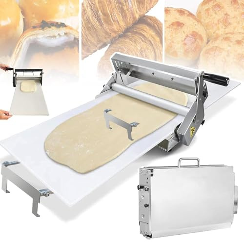 Dfdieratve Macchina per Stendere la Pasta Pieghevole, Macchina per Stendere la Pasta da Banco, Macchina per Stendere la Pasta Manuale, Macchina per Stendere la Pasta con Spessore Regolabile A300