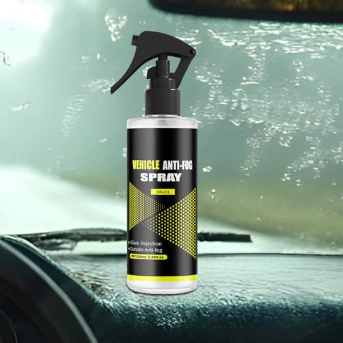Spray anti-appannamento per parabrezza, 100 ml, rivestimento idrorepellente e antipioggia, trattamento a lunga durata, detergente per la cura dell'auto, detergente per la sicurezza di guida per una